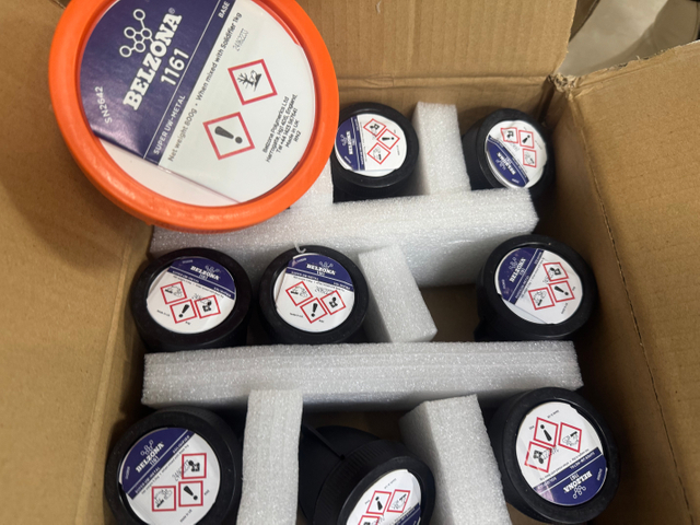 FM Belzona 1121 (Super XL-Metal) metal repairs Industrial Mending Agent for Enamel Metal Stainless Steel