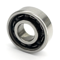 608 ZZ 2RS Deep Groove Ball Bearing | 8x22x7mm High Speed Low Noise Miniature Bearing for Skateboard, 3D Printer, Motor