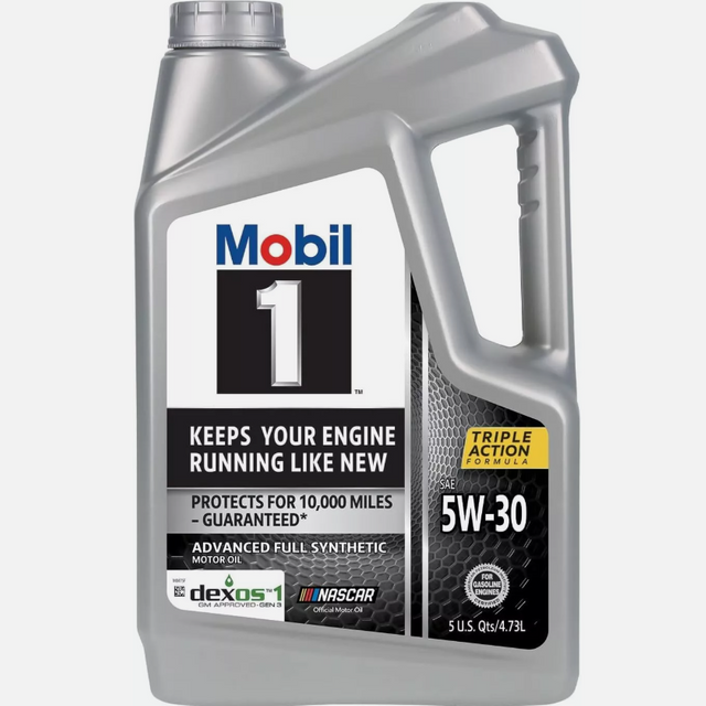 ZYQ5 Mobil 1 Engine Oil 5W-30 Full Synthetic 4.73LHigh Performance Lubricant & Cleaner
