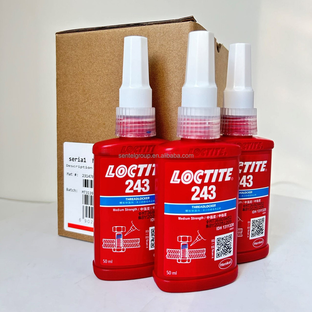 SL23 Loctites 243 242 241 Thread Locking Glue High Temperature Resistance Anaerobic Cyanoacrylate Glue Fixed And Sealed Metal General