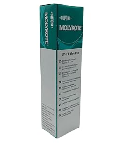 WJR01 MOLYKOTE 3451 Fluorosilicone Grease - 100g Tube for High-Performance Sealing & Lubrication