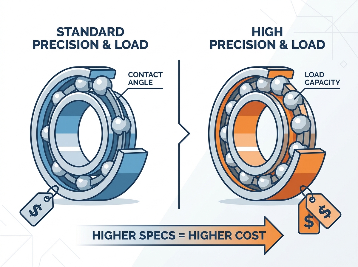 Angular Contact Ball Bearing Architecture